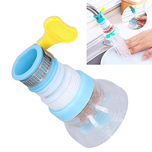3 pièces filtre de robinet, Mini filtre à eau pour robinet filtre de robinet d'eau rétractable filtre de robinet de cuisine pliable, Rond à Charbon Actif filtre à eau d'évier pour la maison salle Cover