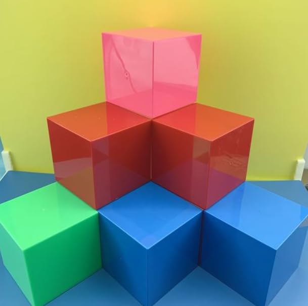 Bloques Magneticos Construccion Niños 2,5CM Cubos Magnetico Juguetes 64Pcs