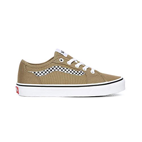 Vans Vans Women's Filmore Decon Sneaker, (Checker Stripe) kelp/White, 5.5 UK