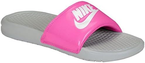 Amazon ナイキ Nike Benassi ベナッシ Jdi Slide サンダル 靴 シューズ 運動 ファッション Women S レディース 女性用 Pink ピンク Fire Ii Strata Grey グレー White ホワイト 並行輸入品 スポーツサンダル