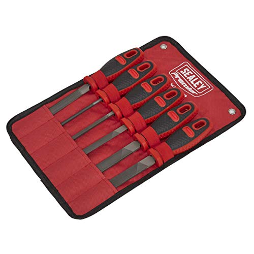 Image of Sealey AK580 Engineer's File Set, Multi-Colour, Set of 6 Piece, 150mm