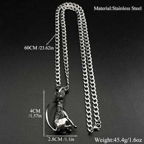 Collier chat sphinx gothique homme cadeau idéal pour anniversaire - 4