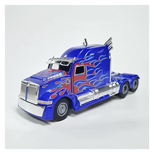 MHDTN Auto-Spielzeug-Kit Aus Metalldruckguss Diecast 1/50 Für American Large Truck Legierung Automodell Szene Dekoration Display Wunderbares Geschenk Cover