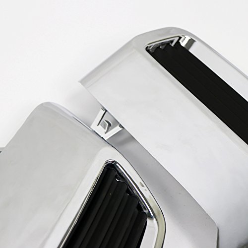 HIGH FLYING per 3008 5008 2017-2020 Terminale di Scarico Tubo di scappamento Finale/deflettore di Scarico in plastica ABS Lucido 2 Pezzi
