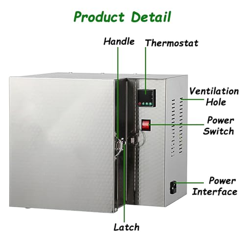 Horno de mufla digital de 1150 ℃ para tratamiento térmico 2000 W 4