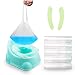 Potty Liners Disposable Travel Potty Chair Liners with Drawstring Potty Bags Universal Potty Chair Liner for Kids Toddler 50 Pack+Toilet Mat, Leak Proof