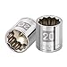 Truper 13640 / D-5220-M - 20 mm 12-Point Socket, 3/8