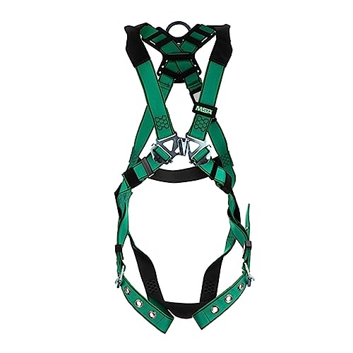 Image of MSA 10196702 V-Form Harness, Extra Small, Back D-Ring, Tongue Buckle Leg Straps