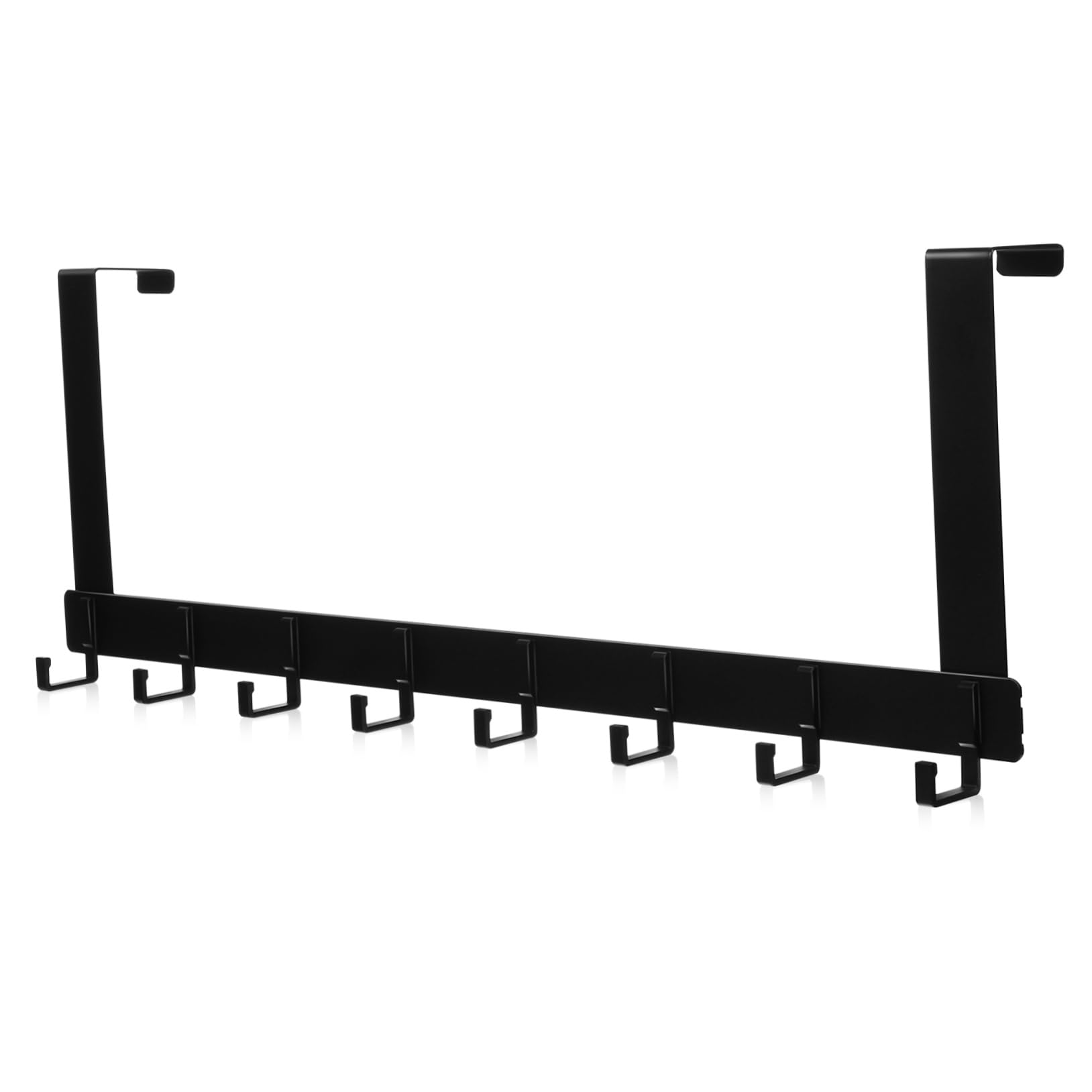 BESTYASH Over Door Hook Hanger with Hooks Space Saving Coat Rack Organizer for Clothes Hats Bags Easy Installation Smooth Finish