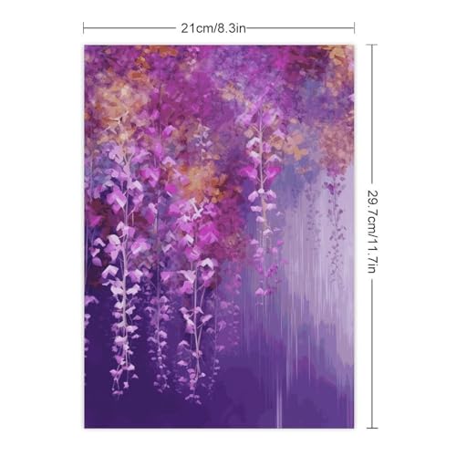 Stickers imperméables fleur violette pleurante pour protéger vos décors de l'eau - 3