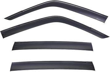 Wellvisors Side Window Visors Wind Deflectors Rain Guard Compatible with 2024 2025 2026 24 25 26 Lexus GX 550 GX550 Toyota Land Cruiser Premium Series Rain Guard 3-847LX038
