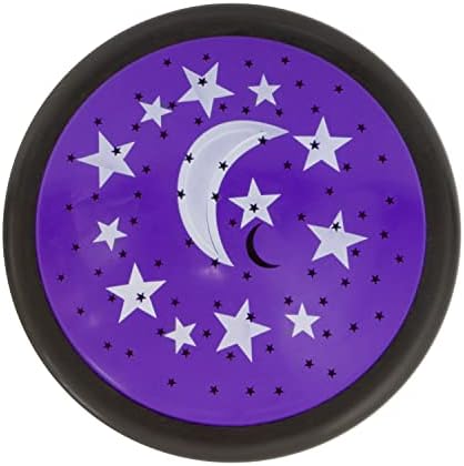 GE LED Moon and Star Night Light, Night Light for Kids, Tap Light, Battery Operated, Star Projector, Projector Light, Ideal for Kids Bedrooms, Playroom, Nursery, 17457