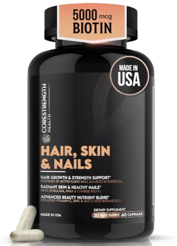 Hair Skin Nails Vitamins with Iron