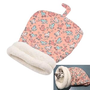 Cat Sleeping Pockets Indoor Cat Sleeping Pockets Cozy Cat Warm Sleeping Pockets Cat Litter All-Around Warmth Semi-Enclosed Cat Bed