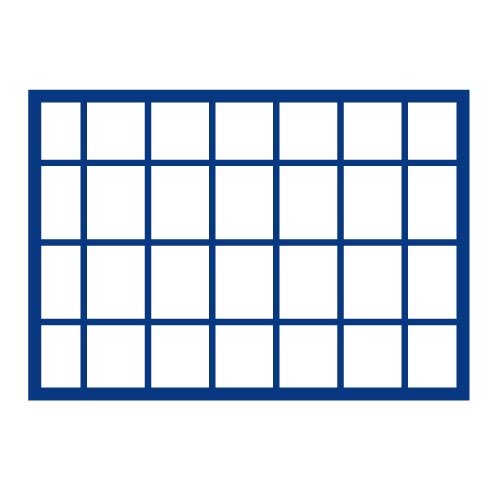 Tiroir de rangement pour 28 pièces de monnaie jusqu'à 40 mm SAFE 5904-3