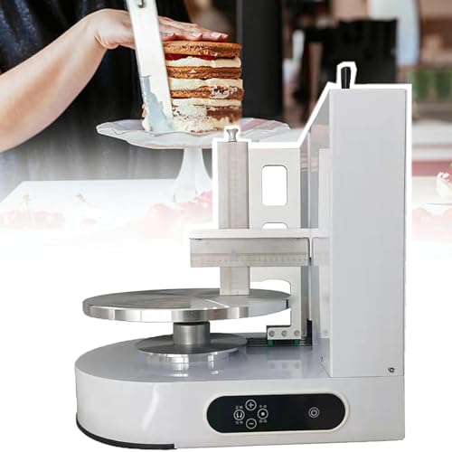 Máquina redonda para extender crema para tartas para una decoración suave, ideal para pasteles de cumpleaños y repostería profesional