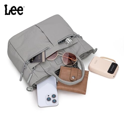 Image of Lee Small Crossbody Bag for Women Nylon Tote Bag with Multiple Pockets