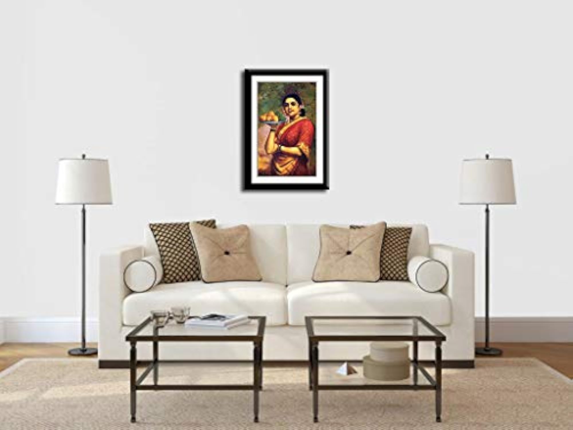 Madri - Raja Ravi Varma - Large Poster, MultiColour