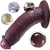 33 cm großer realistischer Riesendildo, 7,4 cm breiter, extra dicker Dildo mit starkem Saugnapf. Silikondildo, schwarzer Dildo. XXXL großer Penis, Spielzeug für Fortgeschrittene für Männer und Frauen #3