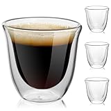 Tuksik Double Wall Insulated Espresso Cups Set of...