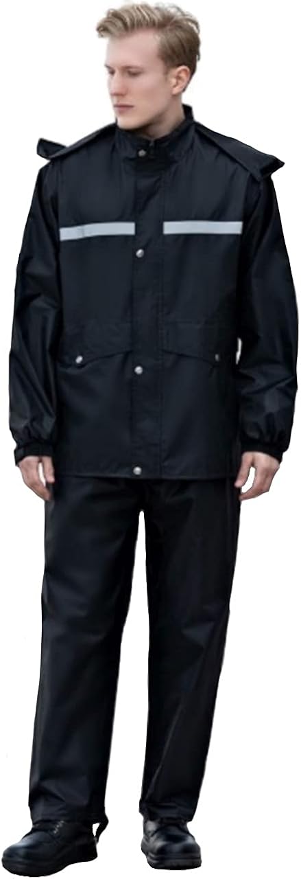 CACA JAPAN TOKYO メンズ 秋冬レインウェア 厚い 暖かい カッパ かっぱ