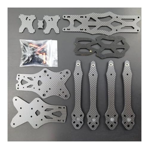 Cadre de quadrirotor 5 pouces anti-vibration avec bras 5.5mm, châssis drone de course 225mm