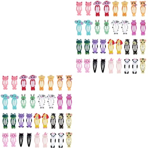 Barrettes à cheveux faciles à porter pour bébés filles avec pinces animaux anti-glisse