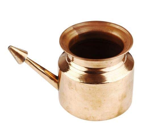 Lota en cuivre Jala Neti 325 ml pour congestion des sinus et soin du nez