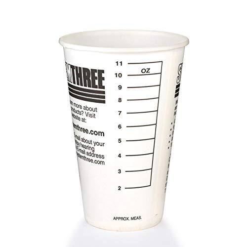 Vasos graduados de papel System Three 12 oz miniatura 2