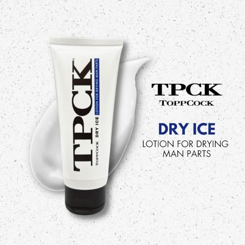 TPCK ToppCock DRY ICE Lotion for Drying Man Parts (100ml) - Anti-Chafing, Anti-Perspirant, Deodorant for Male Intimate Areas with Tea Tree Oil and Aloe Vera Extract - Cool Powder Feel - Image 4