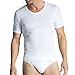 Produktbild Götzburg Herren T-Shirts V-Neck Kurzarm Feinripp 740518 4er Pack, Farbe:Weiß;Größe:XL;Artikel:4er Pack V-Neck weiß