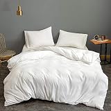 HELVES Cubierta de edredón tamaño Queen tamaño Negro Ropa de Cama Cubierta edredón King edredom Microfibra Colcha Cubierta (sin Funda de Almohada (Color : Baise, Size : Cover180X220cmx1)