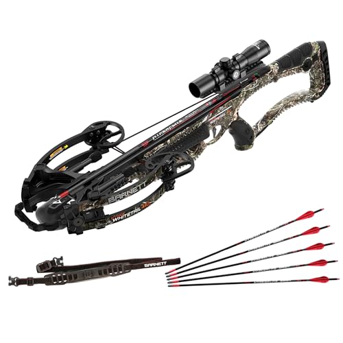 Barnett Hyper Whitetail 410 Crossbow Bundle – 410 FPS HyperFlite Technology + 5-Pack Arrows +...