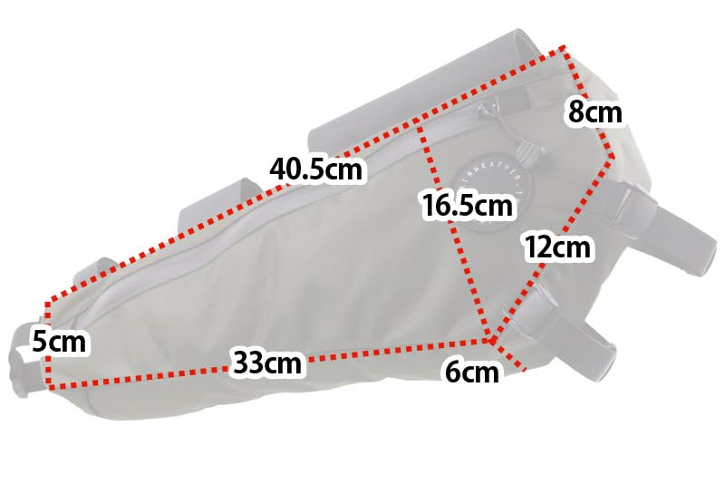 Amazon.co.jp: 日本製 FAIRWEATHER half frame bag （オリーブ