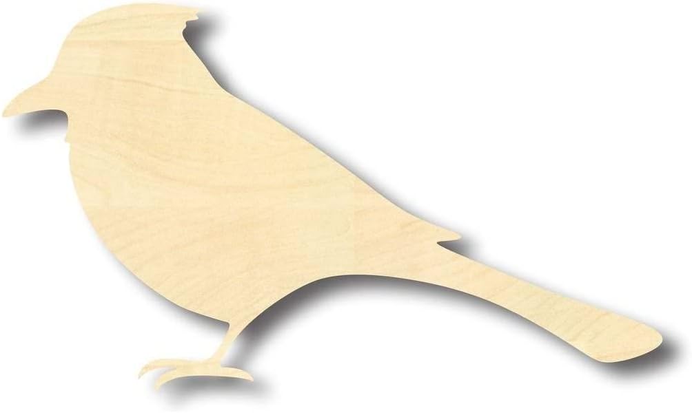 Unfinished Wood Bluebird Blue Jay Shape Animal Wildlife Craft up to 46" DIY 16" / 3/4"