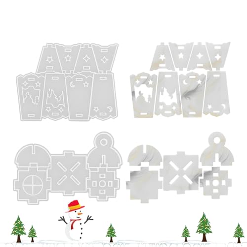Moules lanternes décoratives en silicone souple spécial Noël - 2