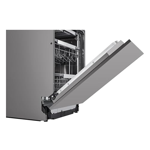 LG DB476TXS Geschirrspüler, 43 dB, Energieklasse A, Dampf, ThinQ, Silber