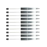 Zambuph Perlenroller, schwarze Tinte, verschiedene Perlenfarben, tolle Geschenkideen, fördert die künstlerische Entwicklung und Projekte von Kindern, Farbverlauf Schwarz, 141 x 8 mm