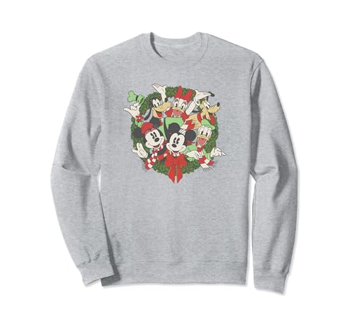 Mickey And Friends Christmas Sweatshirt confortable pour l'hiver