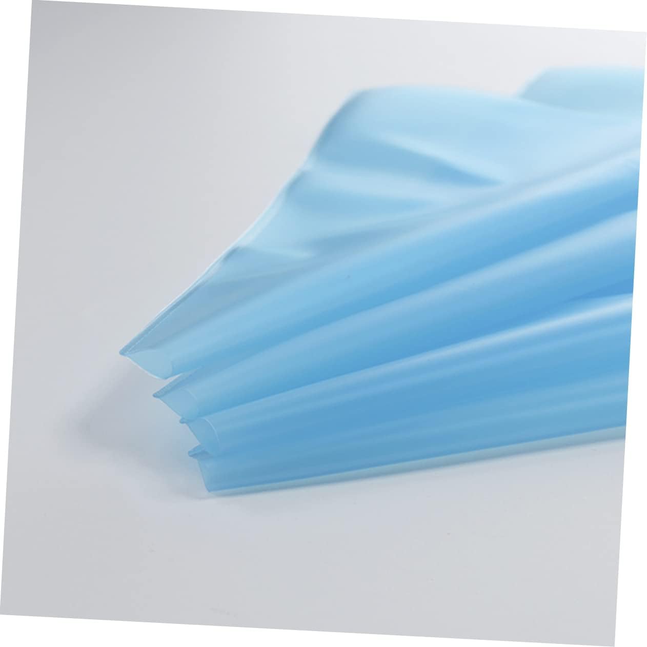 10pcs Eva Icing Piping Bags for Cake Decorating Flexible Squeeze Pastry Bags Textured Grip for Frosting and Diy Desserts Sky-blue