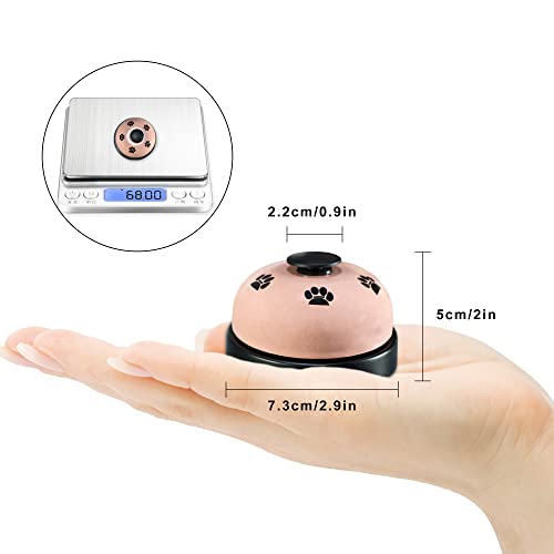Haniml Dog Bell For Door Potty Training Dog Cat Door Bell Set Of 2 Dog Cat Pet Go Outside Bells With Animal Paw Prints #TOP1