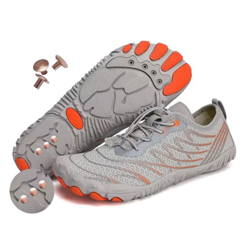Image of Grounding Shoes with Copper, Barefoot Shoes Women Men, Wide Toe Box Hiking Barefoot Womens, Non-Slip Comfortable Breathable Water Shoes for Walking Running