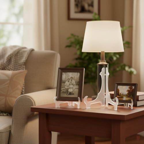Supports pliables en ABS pour assiettes | Solution de rangement compact pour buffet