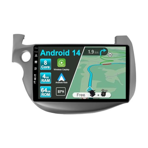 JOYX Android 12 IPS Autoradio Passt für Honda Fit/Jazz (2007-2014) - 4G+64G