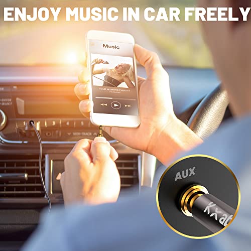 3.5Mm Extension Cable 50 Feet, Long Male To Female Auxiliary Audio Stereo Cable, Headphone Extension Cord, Hi-Fi Sound, Gold Plated Connectors, Ofc Core, Black Cable (With 5 Pcs Cable Ties) - 50Ft #TOP6