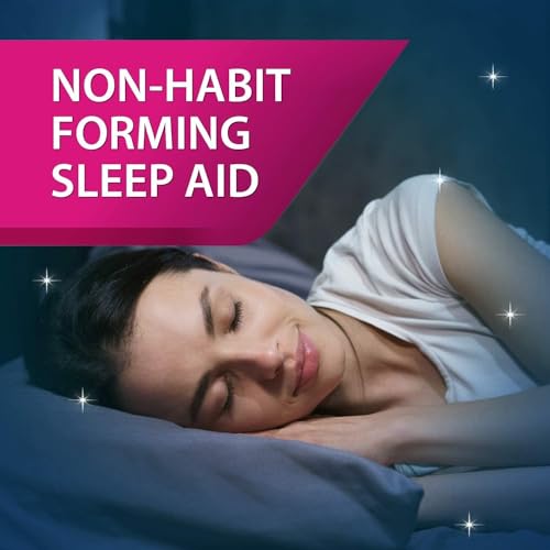 Unisom Quick Sleepmelts Night Time Sleep Aid, Cherry,24 Count (Pack of 2)