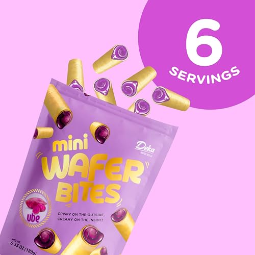 Deka Mini Wafer Bites - Ube, 7 oz (Pack of 1)