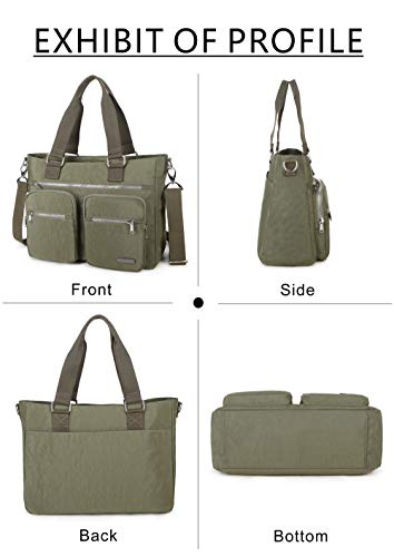 Water Repellent Nylon Shoulder Handbag - Laptop Tote Briefcase Clinical Bag4