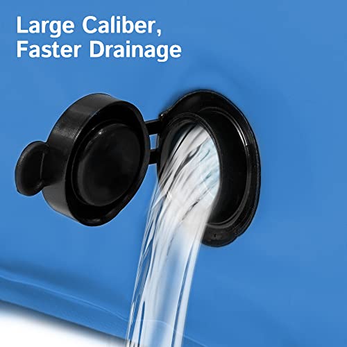 Heeyoo 63" Foldable Dog Pool For Large Dogs, Portable Hard Plastic Pvc Pet Bathing Tub, Outdoor Collapsible Swimming Pool For Pets Dogs And Cats, 63 X 12 Inches #TOP3