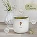 Christian Art Gifts Sage Green Floral Ceramic Coffee Mug – 15 oz. Microwave and Dishwasher-safe Inspirational Scripture Coffee and Tea Mug for Friends with Bible Verse: Sweet Friendship –Proverbs 27:9